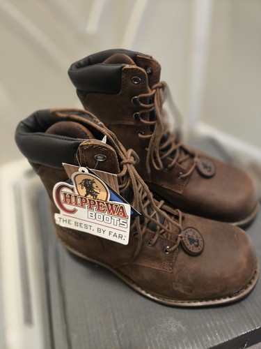 Chippewa steel toe boots - boots, size