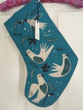 Seasalt Jute Xmas Stocking New