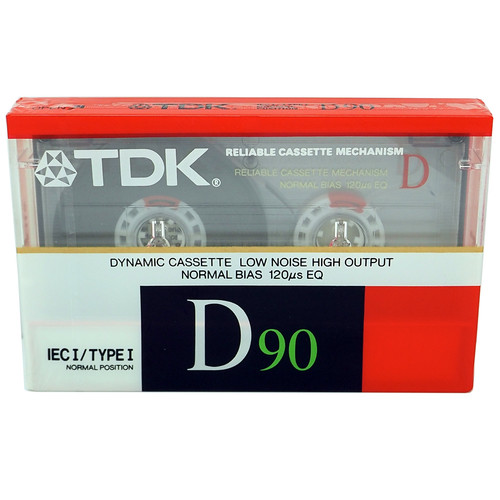 Tdk d90 minutes blank - tdk,