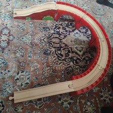 4 Piece Plastic Viaduct w Track,  1 X Ascending & 1  Wooden Ramp. Compatible Set
