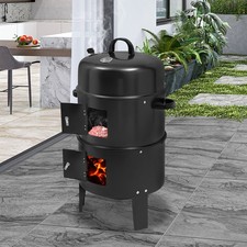 Charcoal bbq meat grill smoker - charcoal,