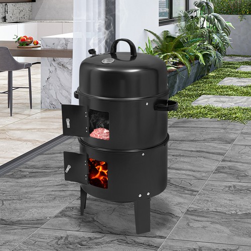 Charcoal bbq meat grill - bbq, smoker