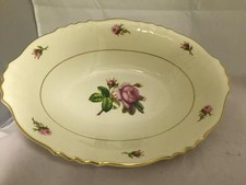 Syracuse China Federal Victoria Oval Vegetable Serving Bowl (s) Roses