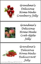 SMALL PERSONALISED JAM/JELLY JAR/POT CONSERVE PRESERVE LABELS 21 Per Sheet