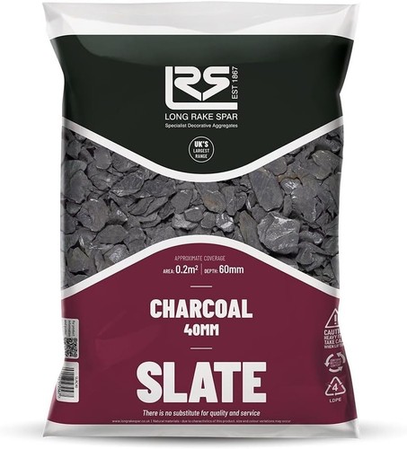 40mm welsh slate charcoal - welsh, grey