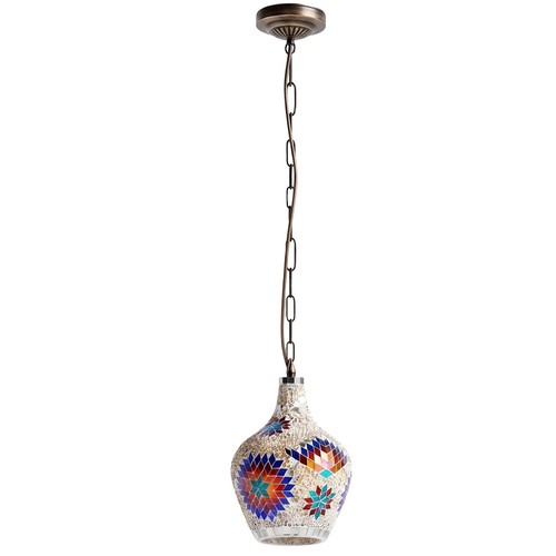 Moroccan mosaic pendant - mosaic,