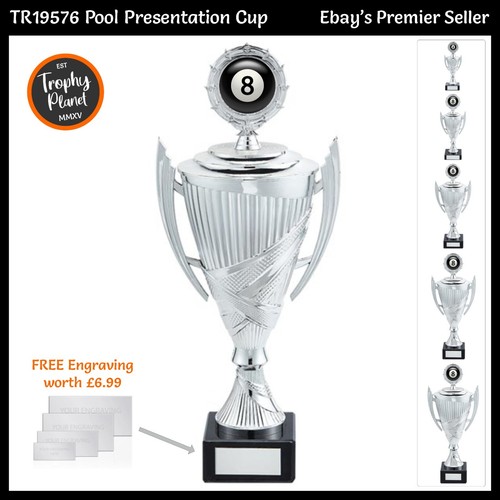 Pool presentation cup trophy - pool,
