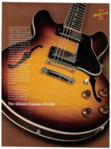 2000s gibson guitar 336 - , cs-336