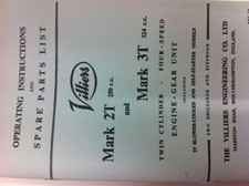 VILLIERS 2T/3T Parts/Operators Book (Re-Print)