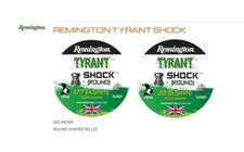 2 x TYRANT SHOCK ROUNDHEAD 22