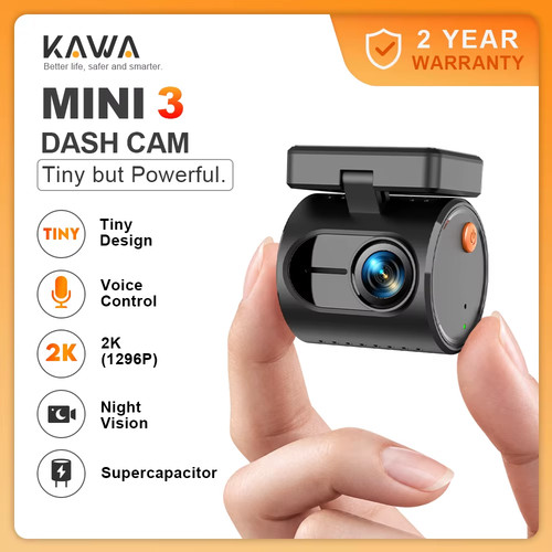Kawa mini dash cam 1296p - cam, 2k
