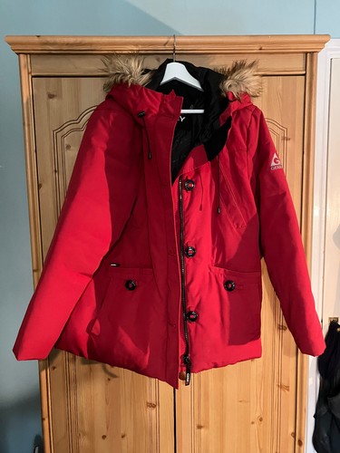Ladies red coat in - ladies,
