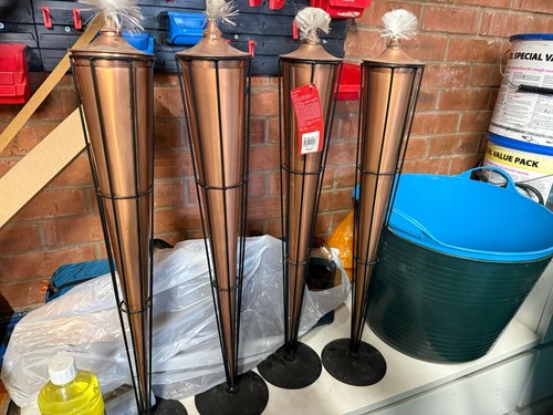 Set garden oil torches - garden,