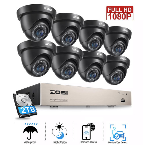 Zosi 1080p security dome - 1080p, hd