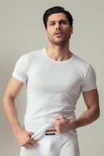 OLTREMARE, 4 Tshirt/Canotta Uomo in 100% Cotone Basic leggere e resistenti