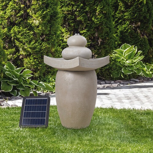 Solar powered water fountain - powered,