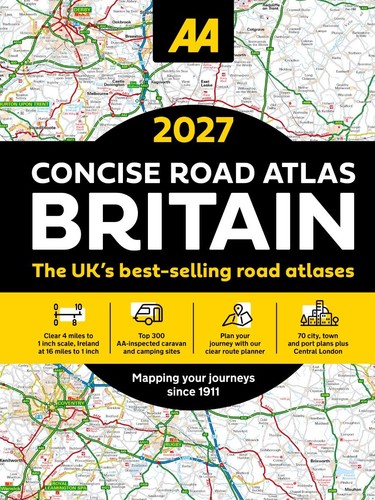 2027 concise road - road, atlas