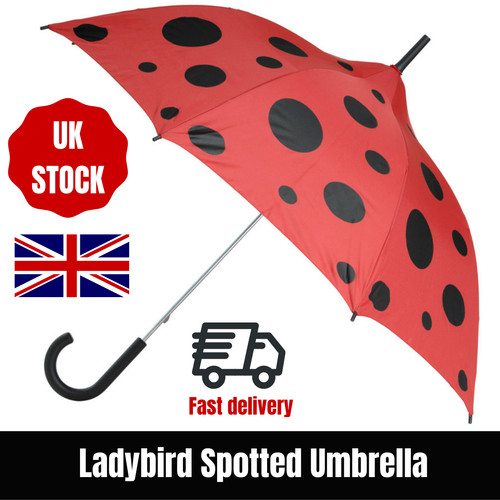 Red spotted umbrella girls - spotted,