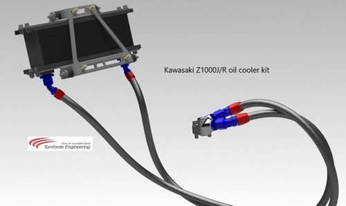 Racing oil cooler kit for