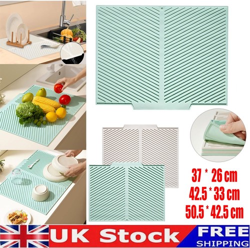 Silicone dish draining mat - silicone,
