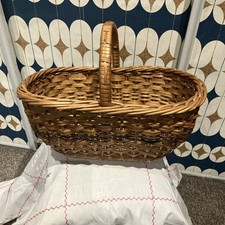 Vintage Wicker Basket with