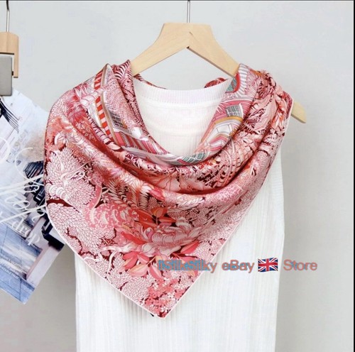 100 mulberry silk scarf in - mulberry,