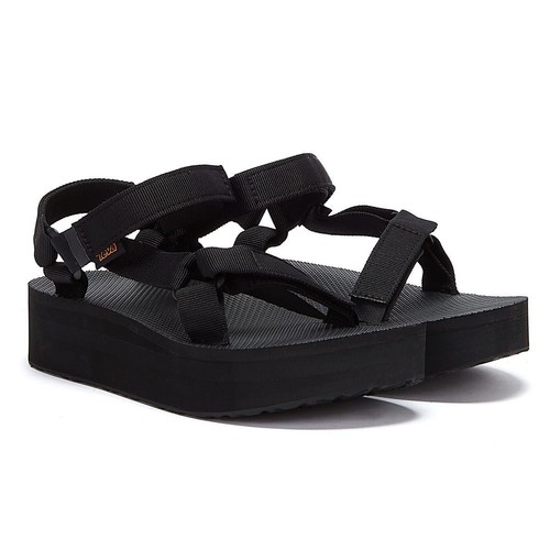 Teva womens black flatform - teva,