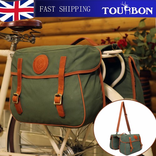 Tourbon canvas bicycle bag - tourbon,