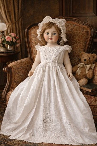 Antique christening gown - antique,