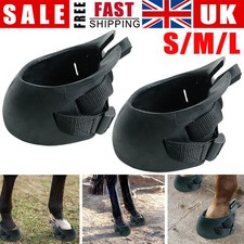 S/M/L Horse Hoof Boots Rubber