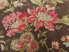 OLD VINTAGE FRENCH FABRIC FLOWERS GOOD CONDITION 56 cm wide 53cm high