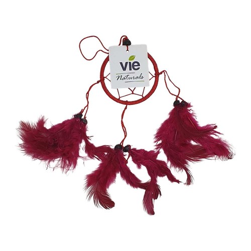 Dream catcher 6cm ring red - 6cm,
