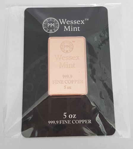5oz copper bar 999 fine - bar, fine.