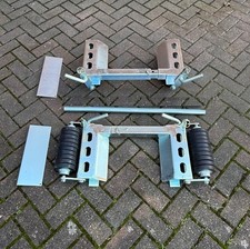 2 x RECOVERY SKATES 1TG10 SELF-JACKING FOLDING SKATE DOLLY Moving Wheel Loader