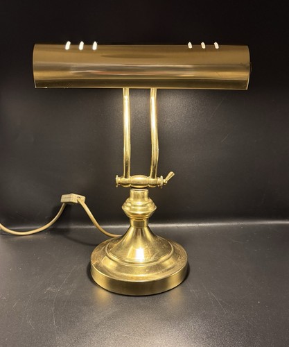 Vintage brass banker desk - brass, banker’s