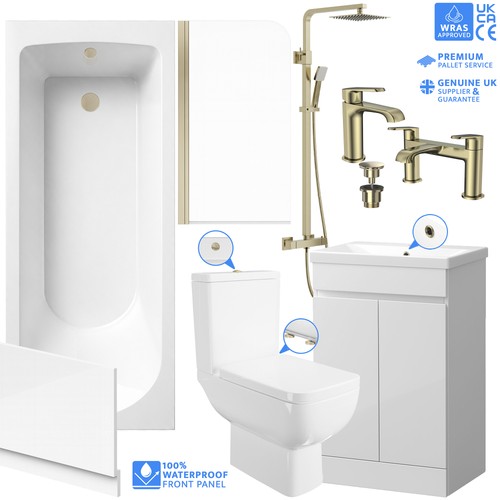 Complete bathroom suite bath - complete,