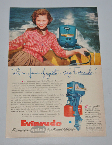 Evinrude boat outboard motor - evinrude,