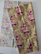 Tula Pink Fabric Acacia Pink