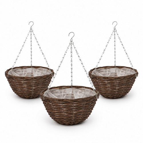 Hanging basket flower pot - hanging, pot's
