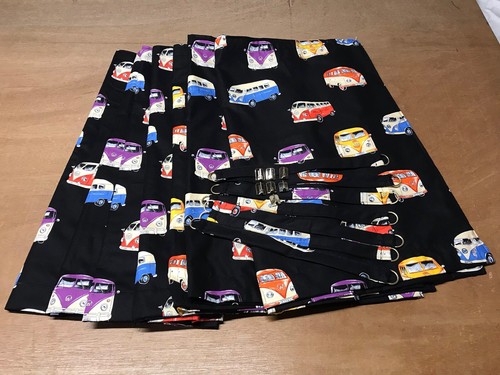 Vintage camper van curtain - camper,