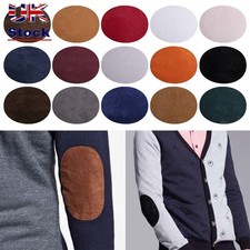 Iron-on Elbow Patches Oval Appliques Cloth DIY Repair Badges  Jeans