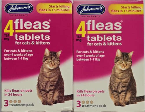 Johnson 4fleas tablets - x2,