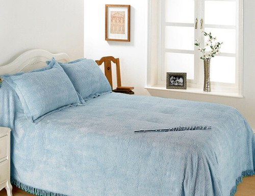 Diana cowpe blue bedspread - diana,