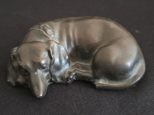 Vintage bronze sleeping - vintage,