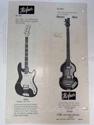 Hofner basses - (beatle, &