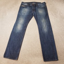 Diesel Mens Jeans 36x33 Blue