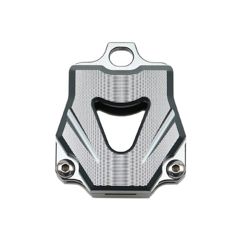 Aluminium motorcycle key cover - aluminium,