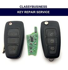 Repair service for Ford Transit 3 button remote flip key fob repair battery case