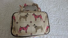 BNWT BILLY BAG NOVELTY DOG DESIGN WASH BAG 