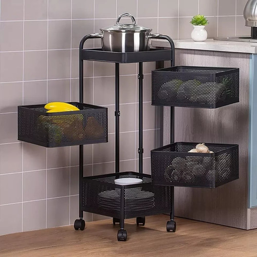 Metal kitchen rotating - kitchen, square